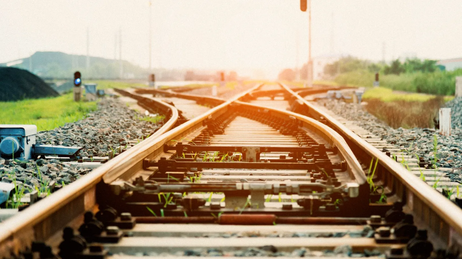 Rails vers l'horizon